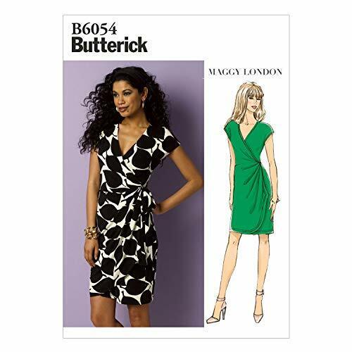 Butterick Patterns 6054 E5 - Cartamodello per vestito donna, taglie: UK (S4p)