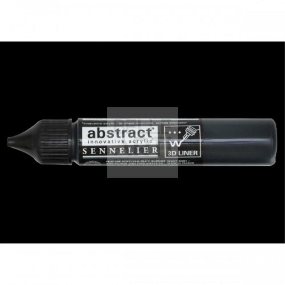LINER ABSTRACT 759 NERO DI MARTE - ACRILICO A SPESSORE 27 ML