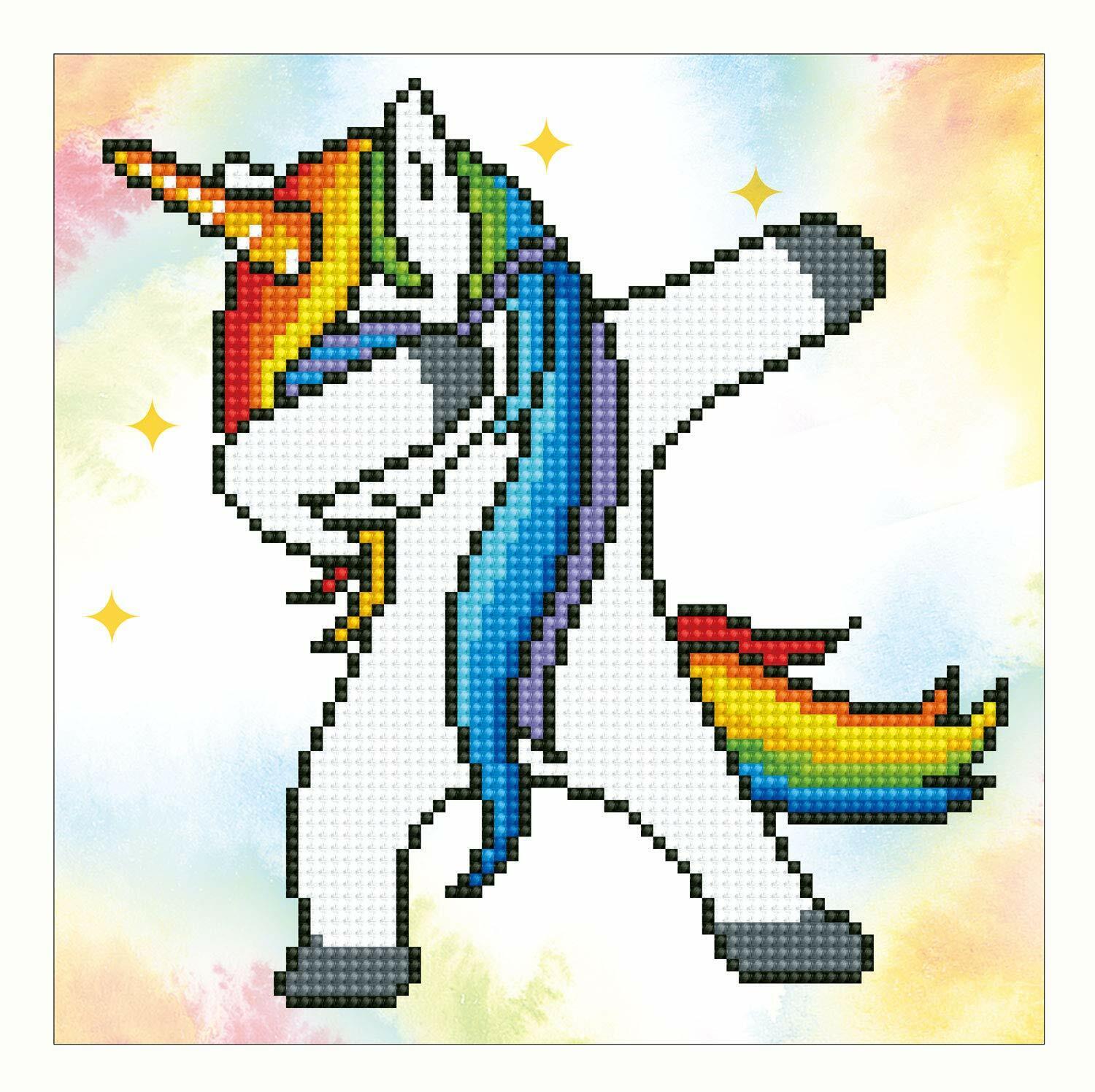 Pracht Creatives Hobby DD3-024 Diamond Dotz - Unicorno danzante, (u4X)