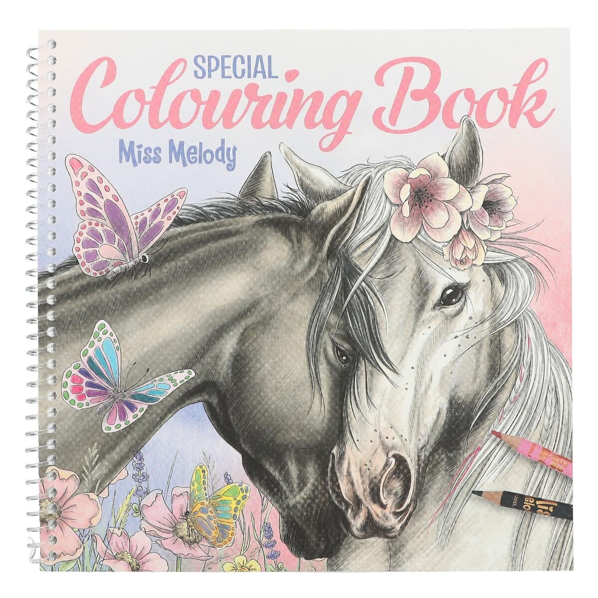 Depesche Miss Melody 12469 Special Colouring Book with 20 Dreamlike Horse Motifs