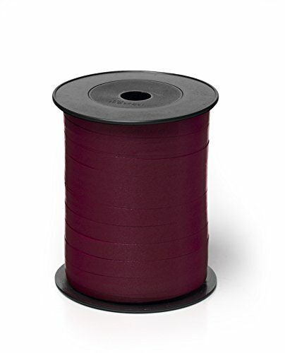 Brizzolari Rotolo Nastrino Bordeaux Palloncini Pacchi Regalo Compleanni (I1m)
