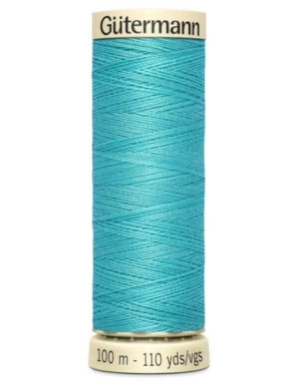 GUTERMANN - 100mt - FILO PER CUCITO 100% POLIESTERE - COLORE GOLFO DI BISCAGL...