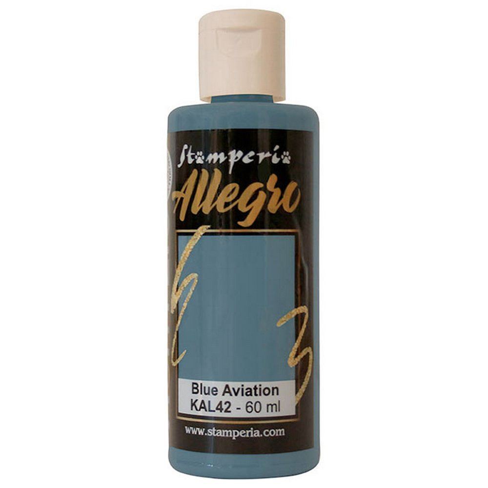 Colore Acrilico Allegro Blu Avio ml 59 by Stamperia