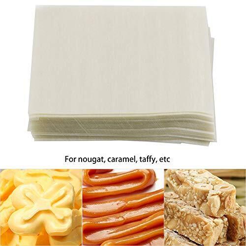 Nougat Paper Carta Riso Commestibile, MAGT 500Pcs Nougat Paper Carta da (R9D)