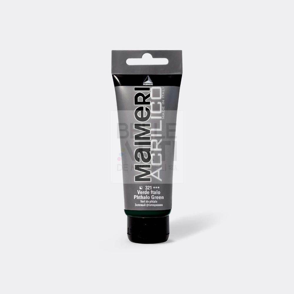 COLORE ACRILICO SERIE AM DA 75 ML. 321 VERDE FTALO