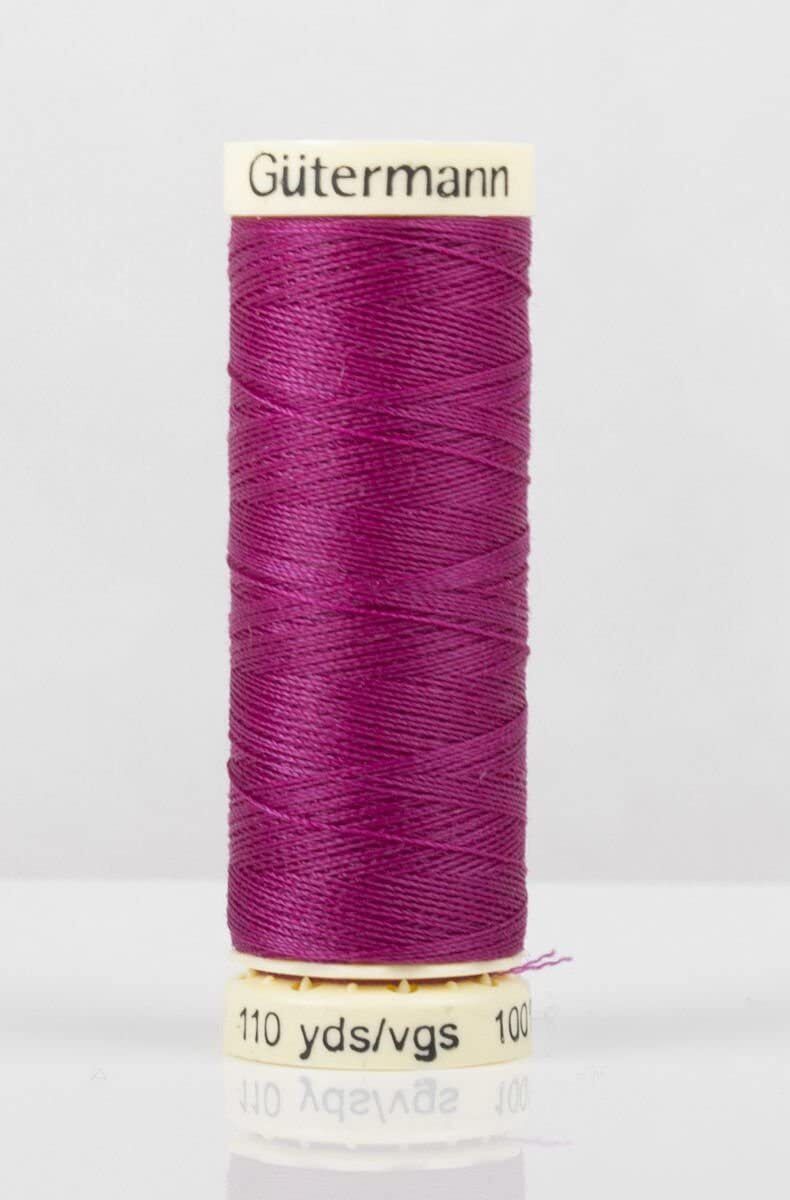 GUTERMANN - 100mt - FILO PER CUCITO 100% POLIESTERE - COLORE MAGENTA 247