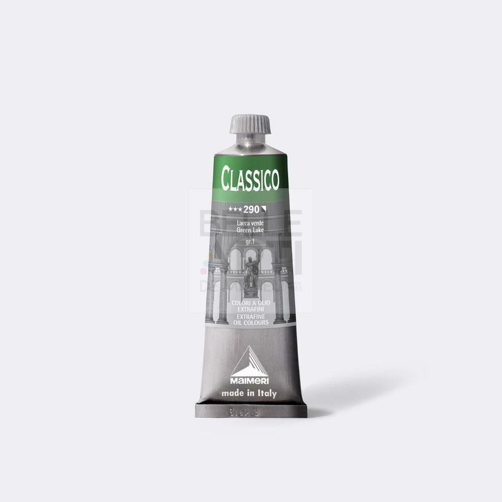 COLORE AD OLIO SERIE CLASSICO DA 60 ml. 290 LACCA VERDE