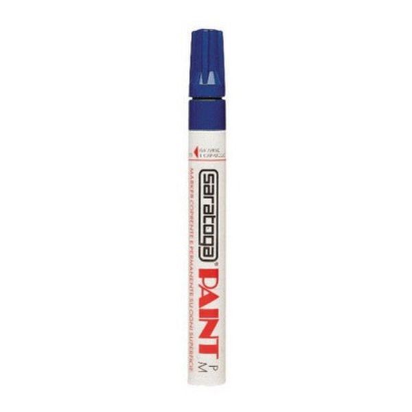 Pennarello Paint Marker Permanente Saratoga - Punta Media Blu