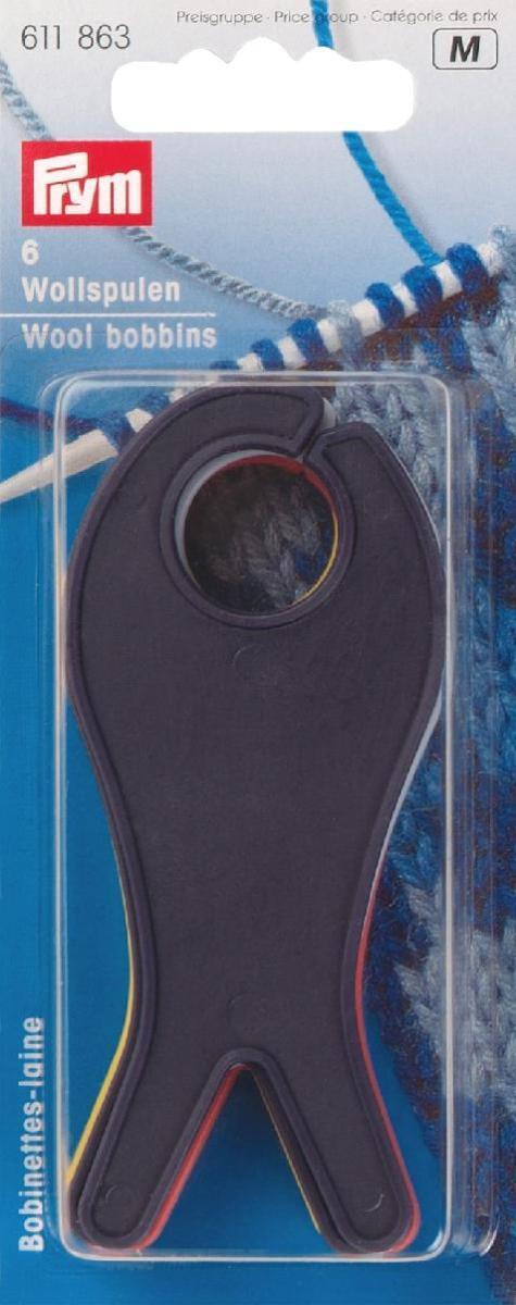 PRYM 611863 bobine per lavori jacquard (confezione con 6 bobine)