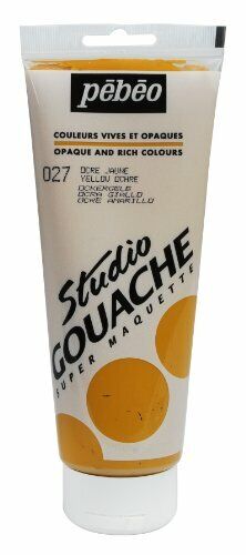 Pebeo Studio vernice gouache gouache, 220ml, giallo ocra (Q3a)