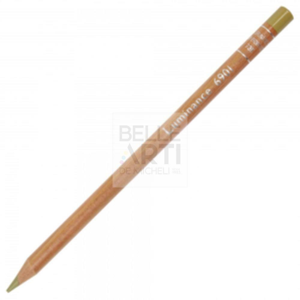 MATITA COLORATA LUMINANCE RESISTENTE ALL'ACQUA CARAN D'ACHE 736 MARRONE OLIVA