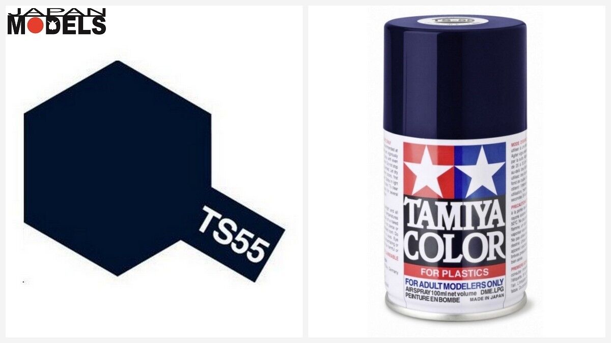 Tamiya TS-55 TS55 TS 55 DARK BLUE Bomboletta Vernice Spray 100ml 85055 New