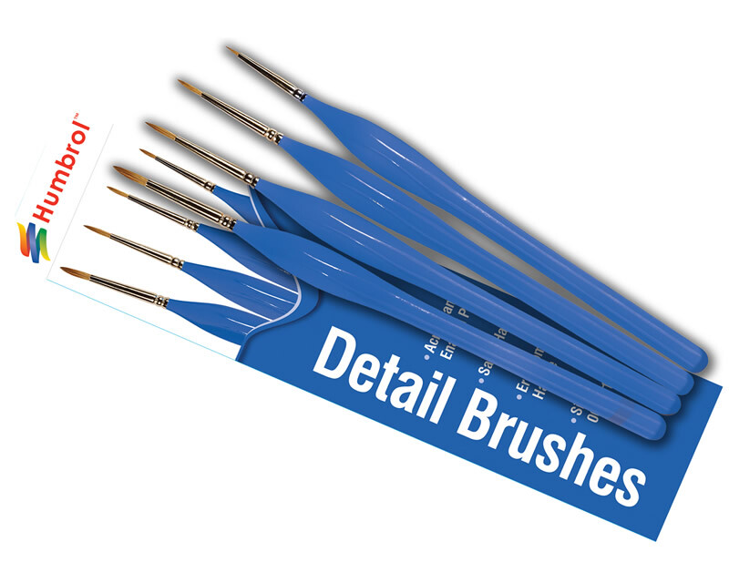 Humbrol AG4304 Detail Brush Pack modellismo