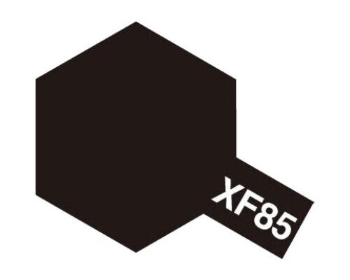 Tamiya 81785 Matt Acrylic Paint XF85 Rubber Black (10ml) modellismo