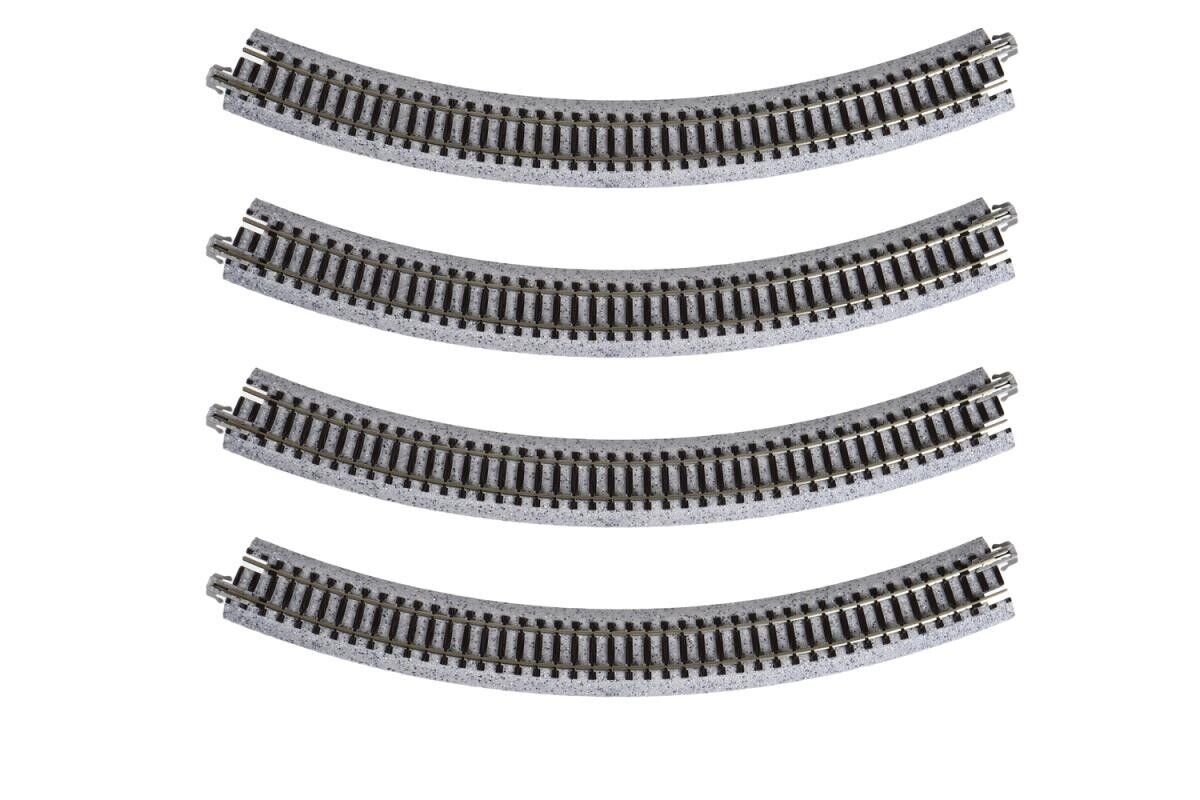Kato 20-110 - Unitrack (R282-45) Binario Curvo 45 N Gauge (4pcs)