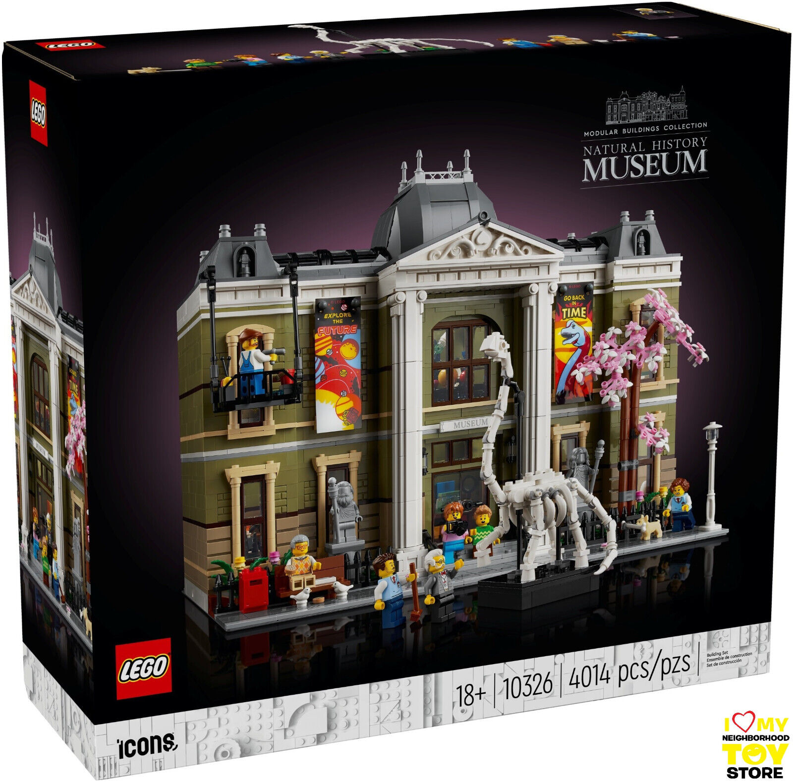 PRESALE from Dec. 1st — LEGO 10326 ICONS NATURAL HISTORY MUSEUM (2023) — MISB
