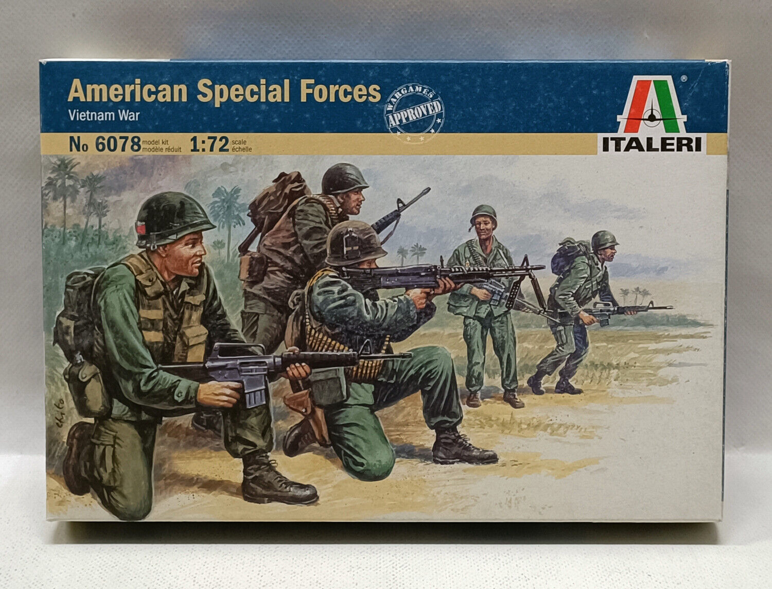 ITALERI AMERICAN SPECIAL FORCES - VIETNAM WAR Model kit n. 6078 scala 1:72