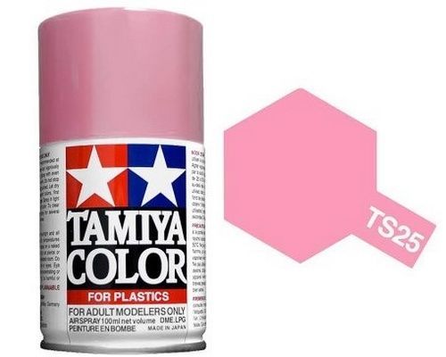 TAMIYA COLORE SPRAY PER PLASTICA PINK ROSA 100ml  ART TS25