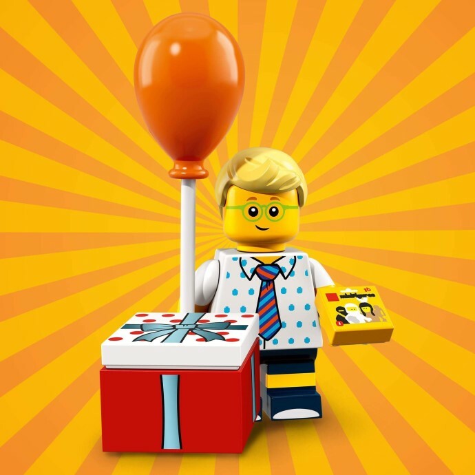 Lego 71021 Minifigures serie 18 Festa Ragazzo Festa di Compleanno Nuovo