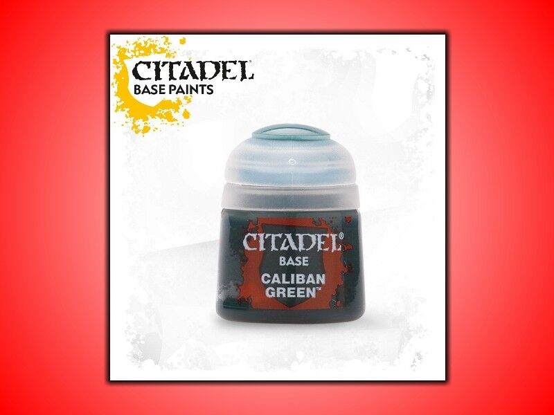 COLORE ACRILICO CITADEL BASE 12ML CALIBAN GREEN PRODOTTO NUOVO!
