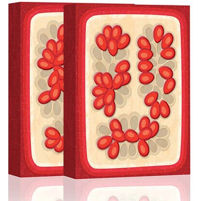 Mazzo di carte Palmegranate (Red and Yellow Set) Playing Cards by OPC