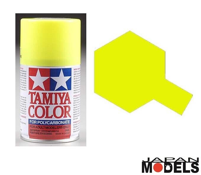 Tamiya PS-27 PS27 PS 27 FLUORESCENT YELLOW Bomboletta Vernice Spray 100ml 86006