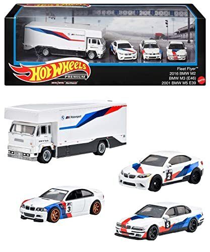 Mattel Hot Wheels Premium Collettore Set BMW M Serie HCR52 Bianco Auto 2022