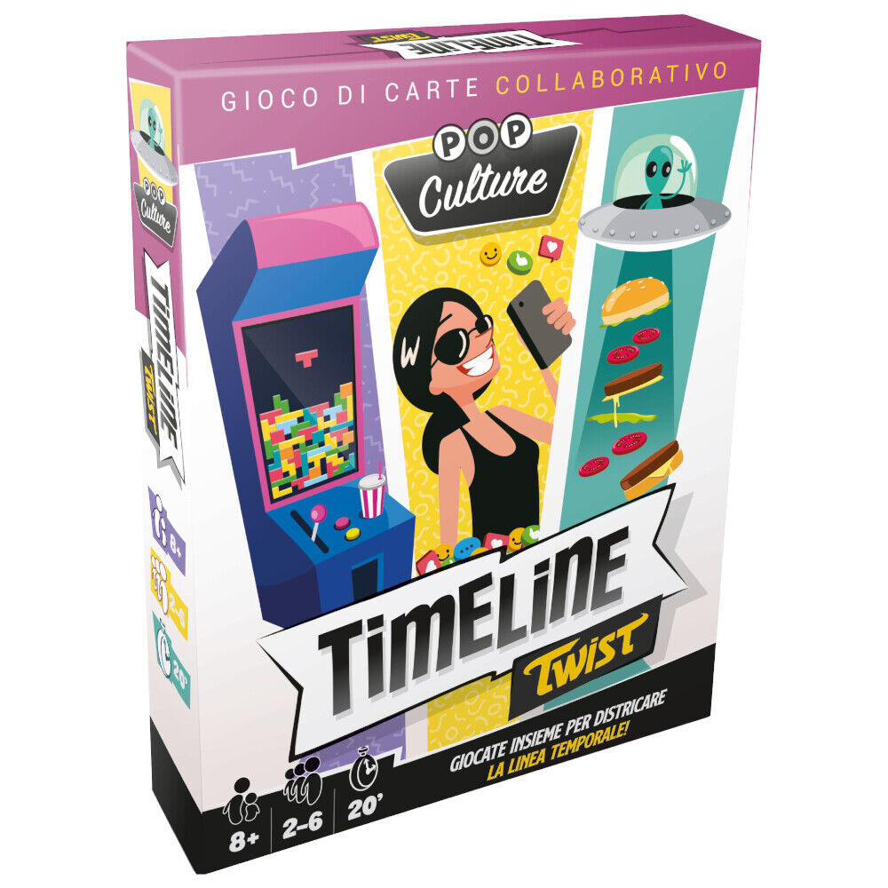 Timeline Twist - Pop Culture Gioco da Tavolo in Italiano