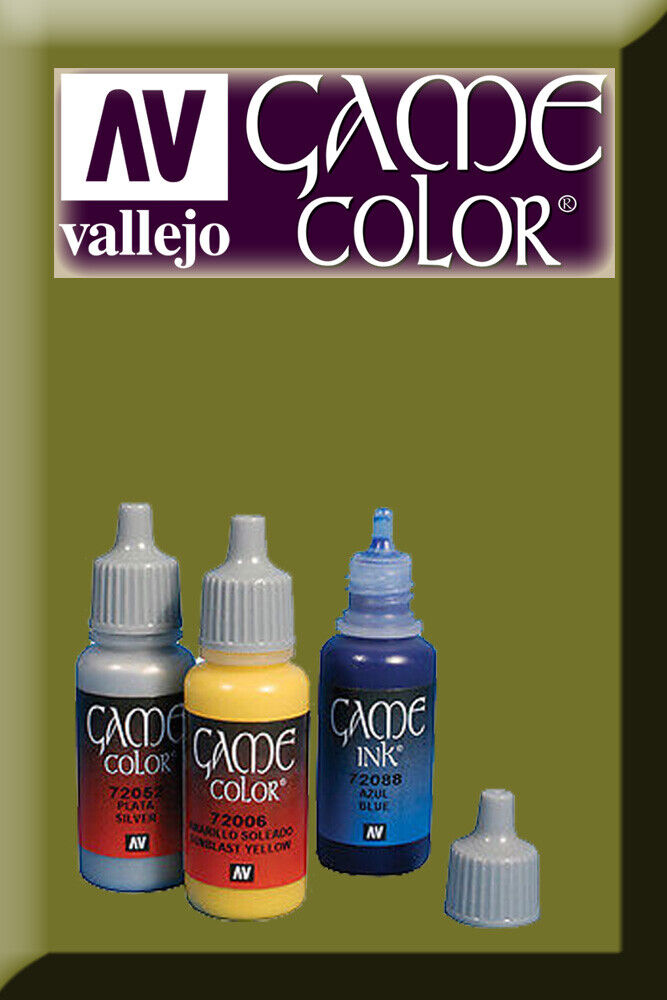Game Color Camouflage Green 72031 Acrylic Paint VALLEJO