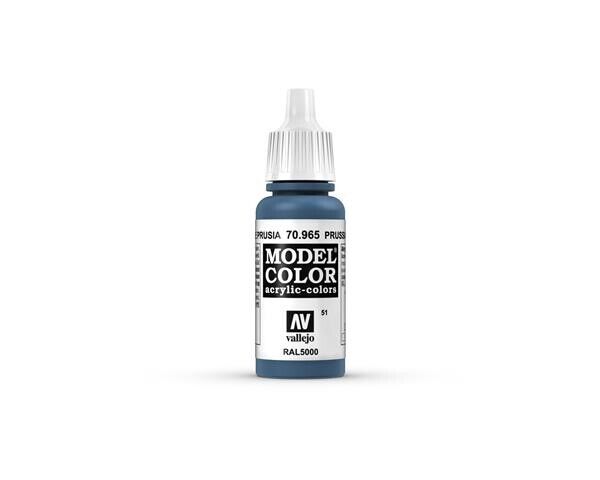 VALLEJO MODEL COLOR PRUSSIAN BLUE 17ml.Cod.AV70965-051