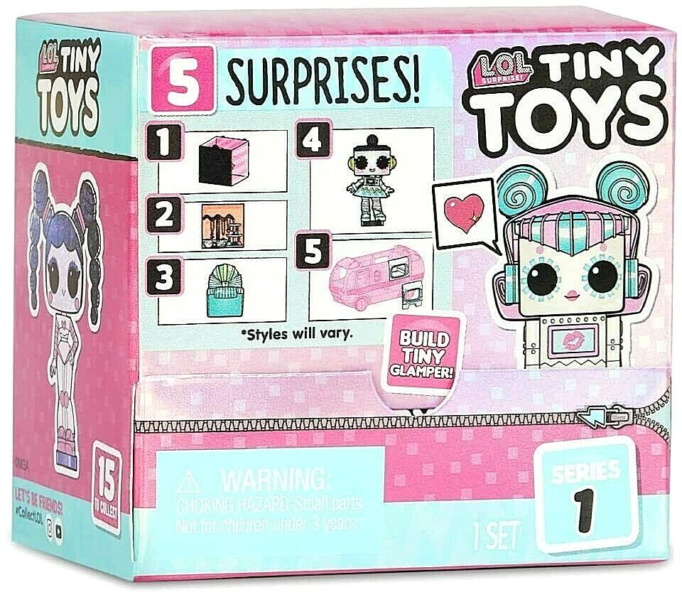 LOL Surprise TINY TOY CREA GLAMPER BUS HAIRGOAL HAIRVIBES LIGHTS OMG CHALET CASA