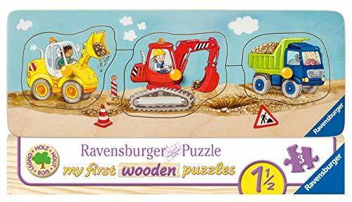 Die kleine Baustelle. Holzpuzzle 3 Teile (M4G)