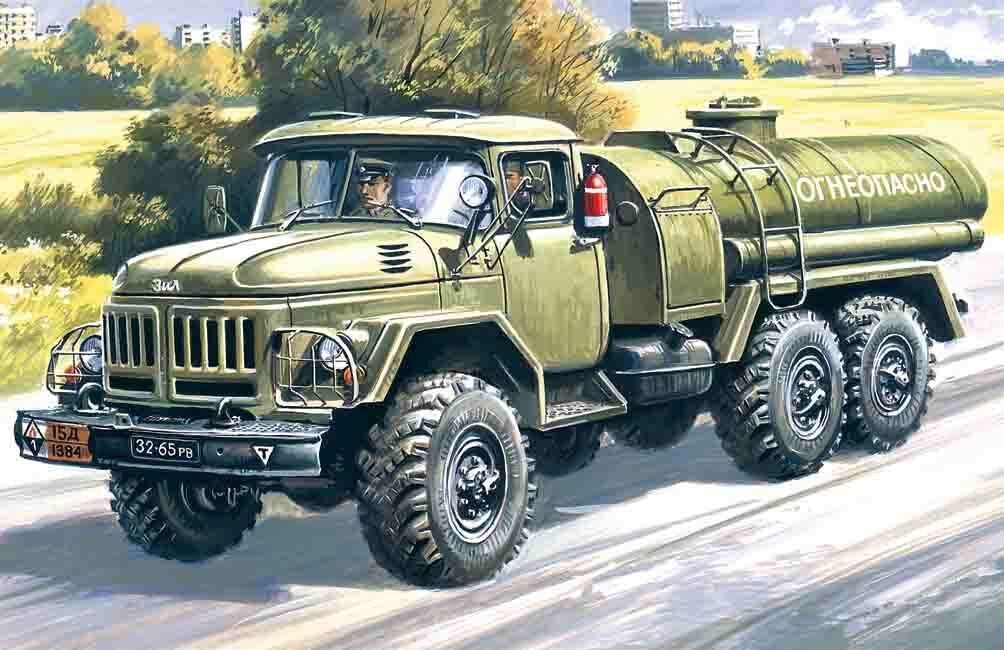 Atz-4-131, Fuel Bowser 1:72 Plastic Model Kit ICM