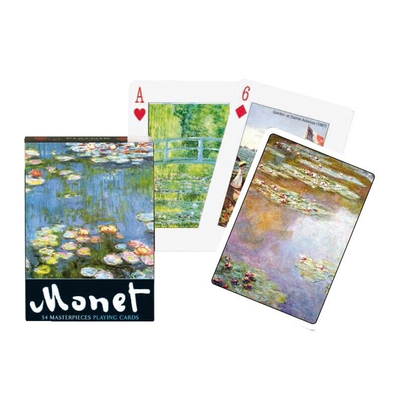 Gioco Di 54 Carte da Gioco Monet - Piatnik 1489