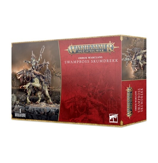 SWAMPBOSS SKUMDREKK capo pantano ORRUK WARCLANS warhammer AGE OF SIGMAR citadel
