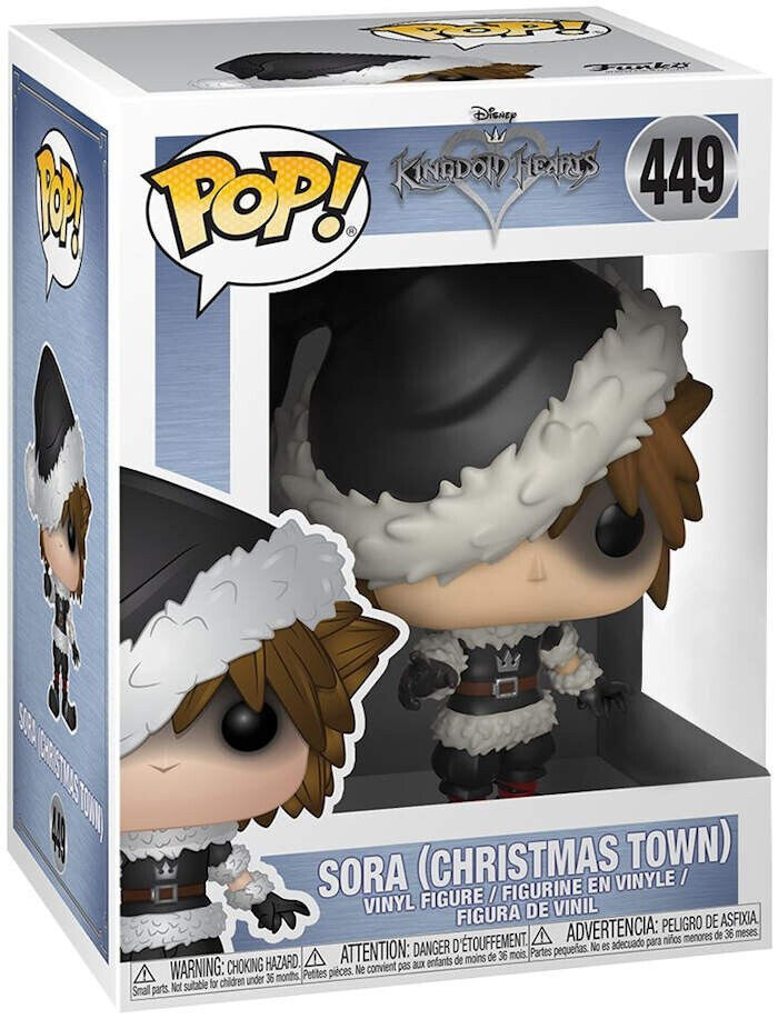 FUNKO POP GAMES KINGDOM HEARTS SORA CHRISTMAS TOWN LTD VINYL FIGURE NEW!