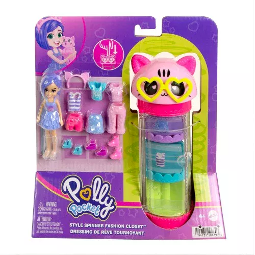 MATTEL POLLY POCKET ARMADIO GIRA MODA HKW04