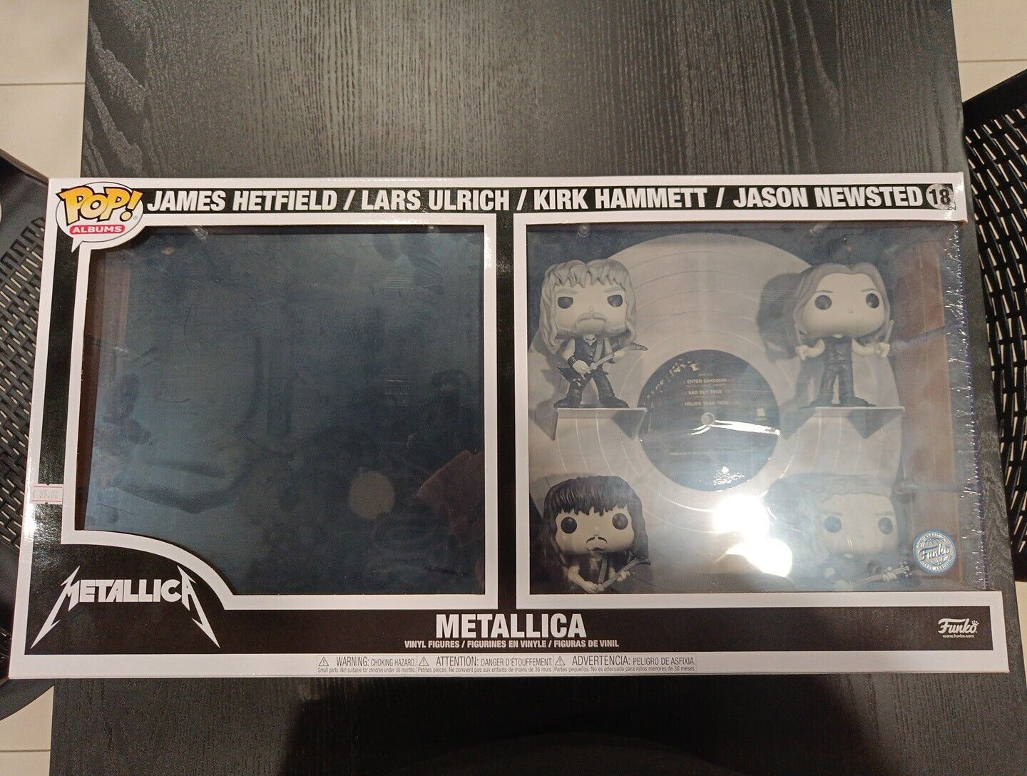 Funko Pop! Oversize Excl. Deluxe 4 Figures Black &amp; White - Metallica Albums