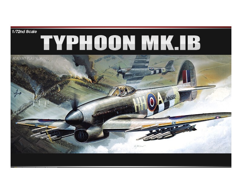 Academy Hawker Typhoon Mk.Ib 1:72 12462 modellismo