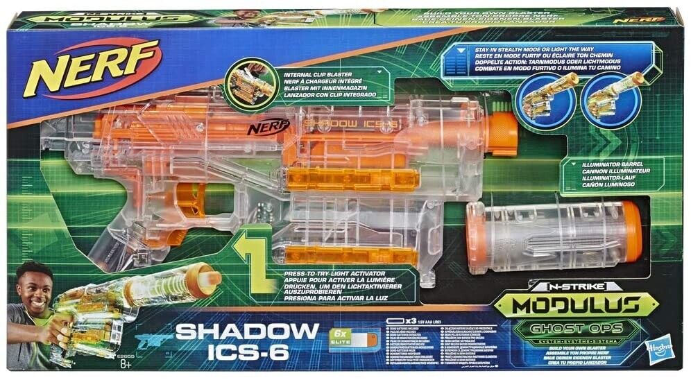 Nerf Modulus Ghost Ops N-Strike Shadow ICS-6 E2655EU4 8a+