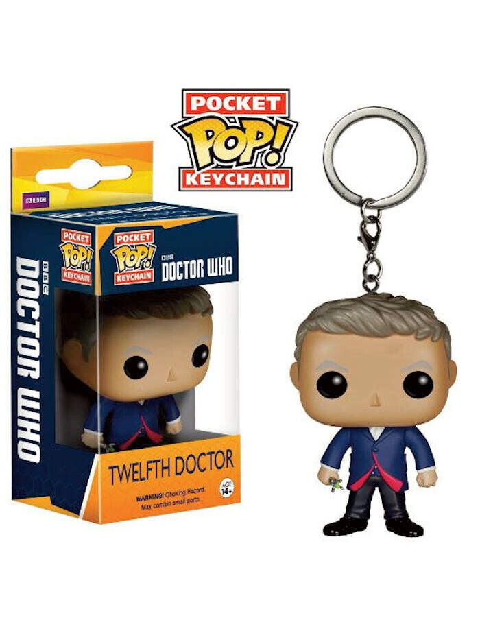 FUNKO POCKET POP KEYCHAIN PORTACHIAVI DR. WHO TWELFTH DOCTOR MINI FIGURE NEW!