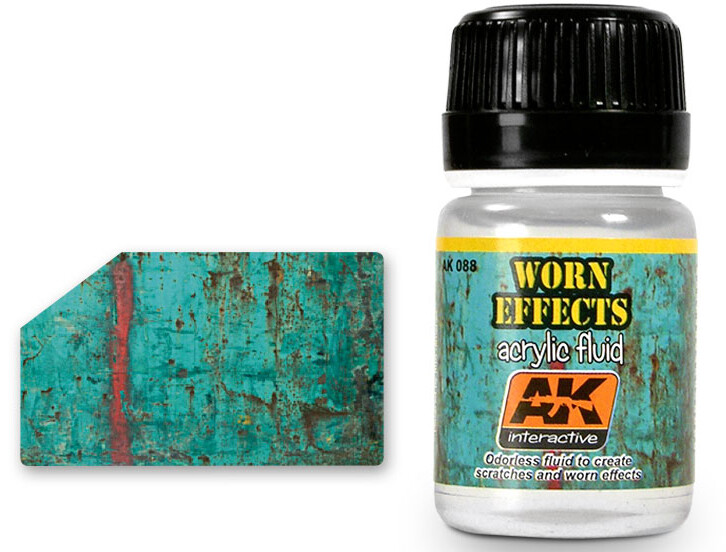 Chipping Effects Acrylic Fluid AK-0088 AK INTERACTIVE