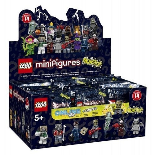 Lego Minifigures 6100816: Serie 14 Monsters Series Box da 60 Bustine