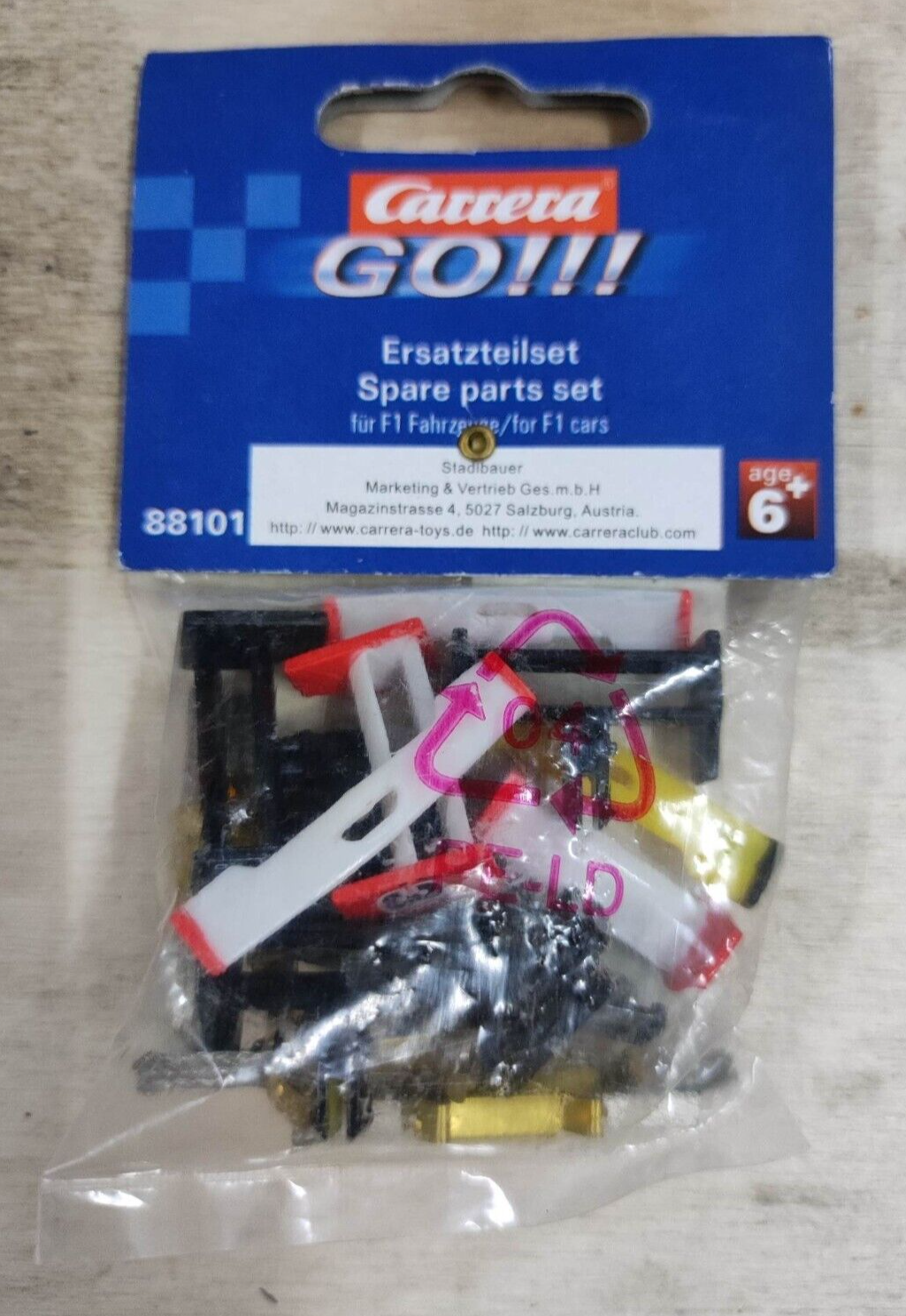 CARRERA GO SPARE PARTS SET FOR F1 CARS