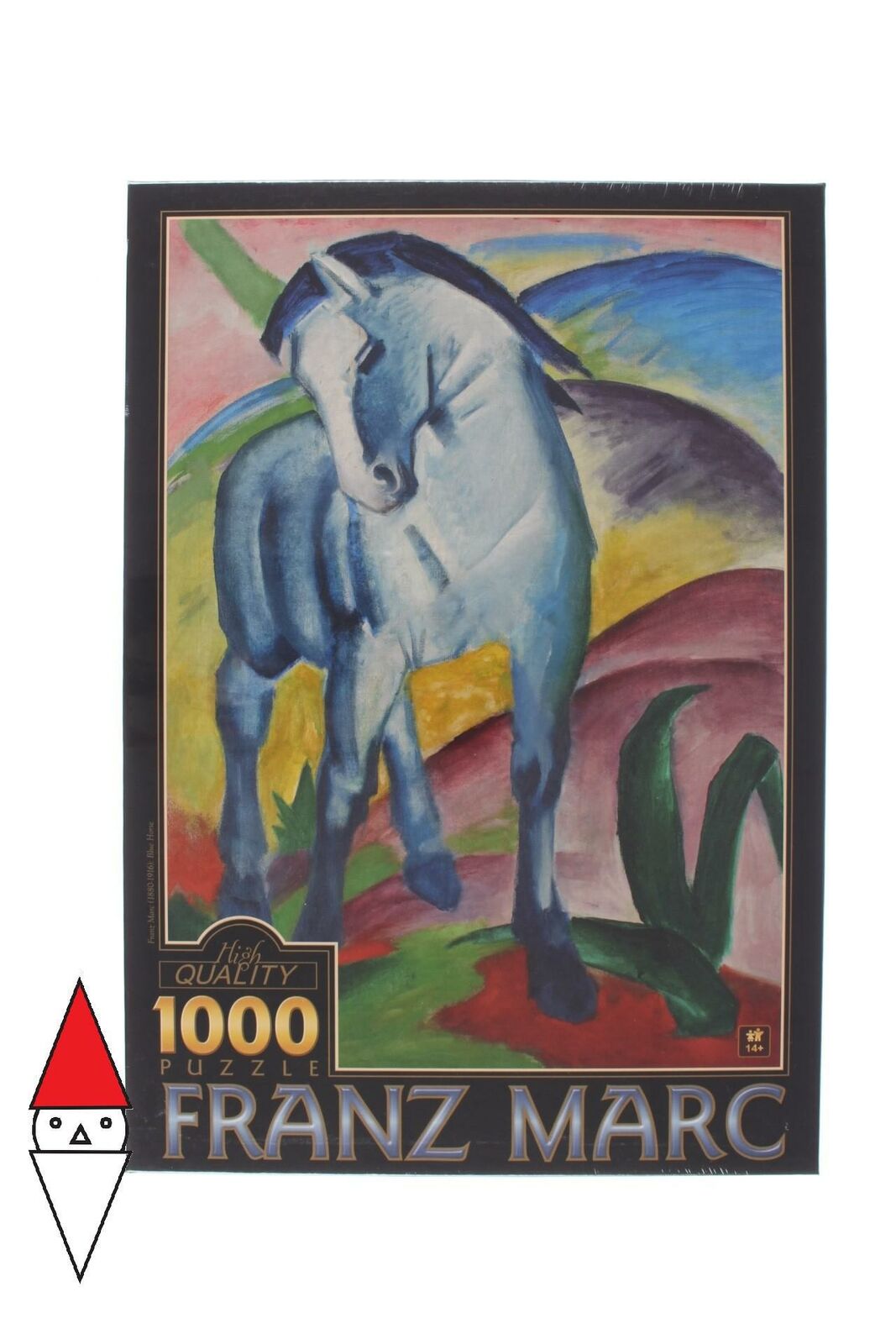 PUZZLE ARTE DTOYS PITTURA 1900 MARC FRANZ BLUE HORSE 1000 PZ