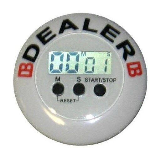 TOURNAMENT TIMER DEALER per Poker, Texas Hold'Em, TONDO Elettronico