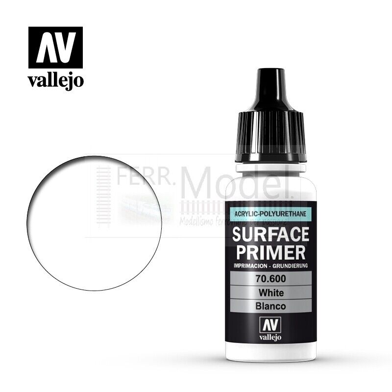 VALLEJO 70.600 - Primer acrilico bianco. 17 ml.