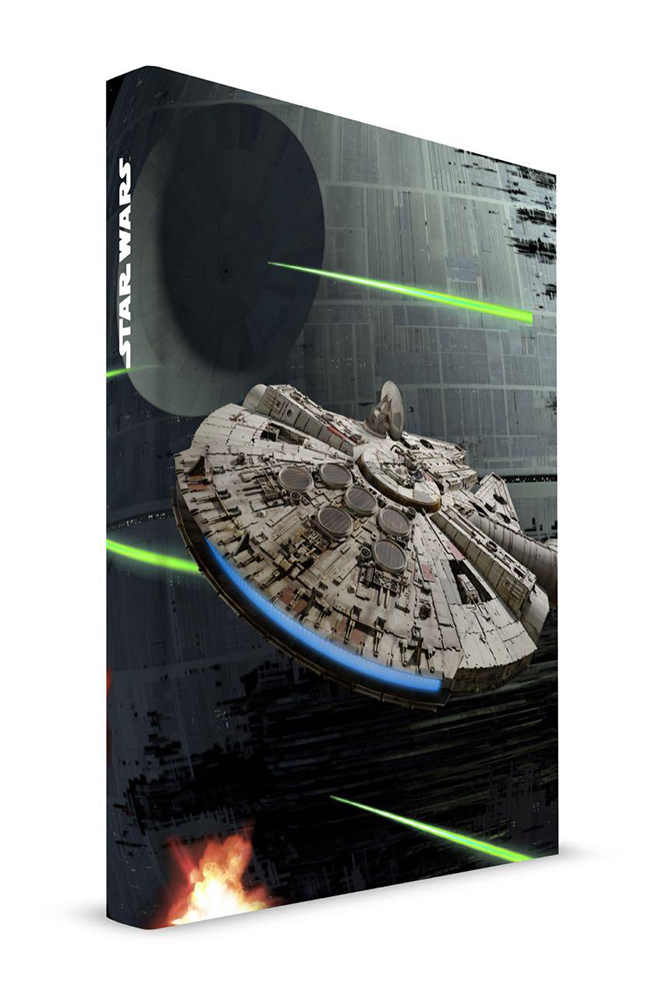 SW MILLENIUM FALCON NOTEBOOK LIGHT/SOUND
