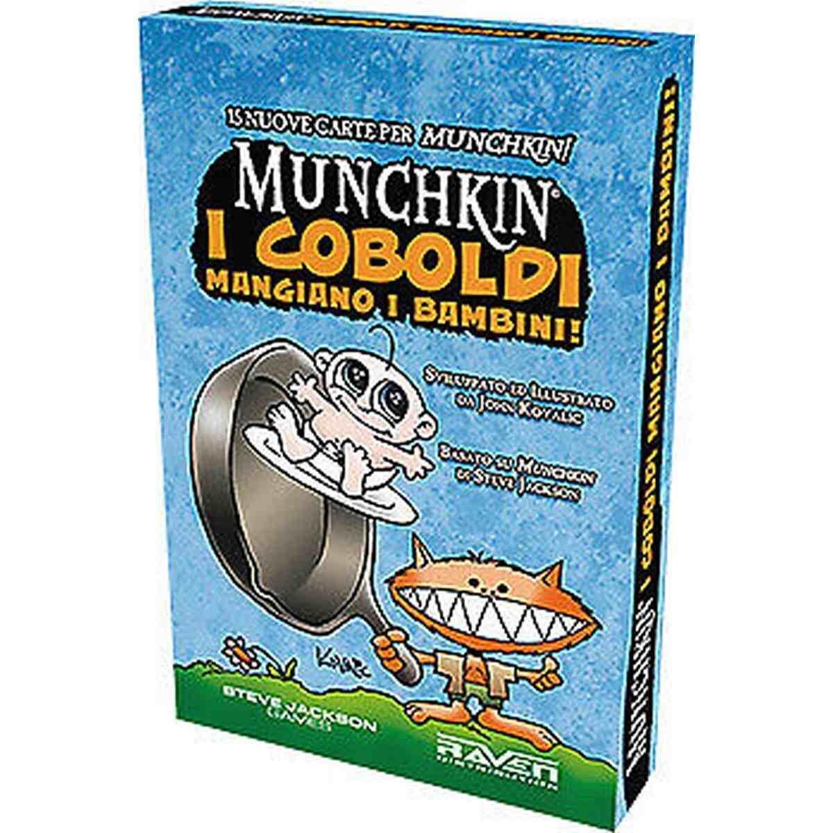 MUNCHKIN I COBOLDI MANGIANO I BAMBINI GIOCO DA TAVOLO Espansione italiano Raven