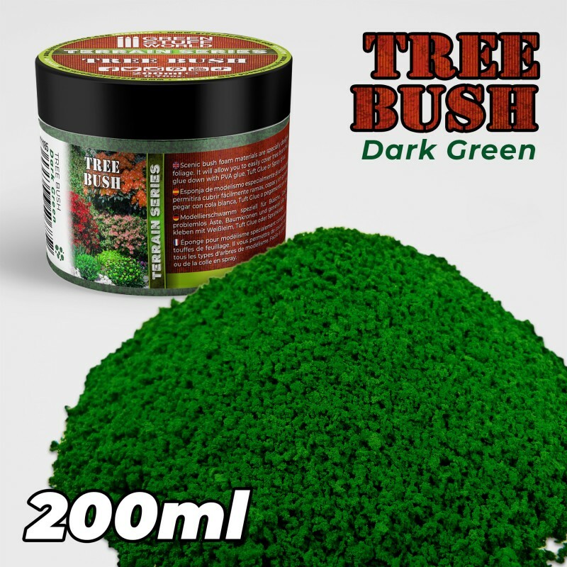 Schiuma fine di fogliame - VERDE SCURO - 200ml - Vegetazione modellazione